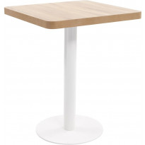 Bistropöytä vaaleanruskea 60x60 cm mdf