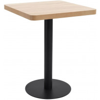 Bistropöytä vaaleanruskea mdf 60x60 cm