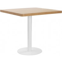 Bistropöytä vaaleanruskea 80x80 cm mdf