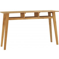 Konsolipöytä 120x35x75 cm täysi tiikki
