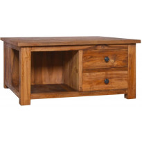 Sohvapöytä 68x68x33 cm täysi tiikki