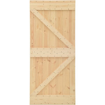 Ovi 100x210 cm täysi mänty