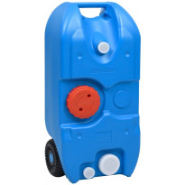 Vesisäiliö pyörillä, 40L, sininen