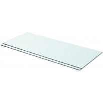 Hyllyt 2 kpl, kirkas lasi, 70x30 cm