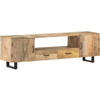 Tv-taso 160x30x45 cm täysi mangopuu