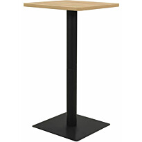 Bistropöytä tammen värinen 50x50x107 cm