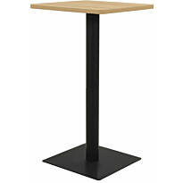 Bistropöytä tammenvärinen 60x60x107 cm