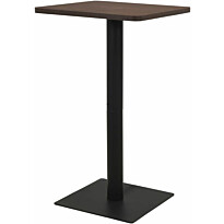 Bistropöytä tumma tuhka 70x70x107 cm