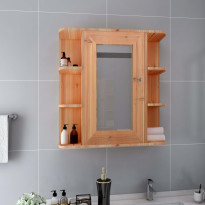 Kylpyhuoneen peilikaappi tammi 66x17x63 cm mdf