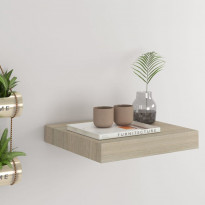 Kelluva seinähylly tammi 23x23,5x3,8 cm mdf