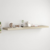 Kelluva seinähylly tammi 120x23,5x3,8 cm mdf