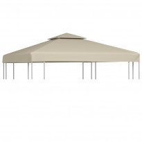Paviljongin kangaskatto, 310g/m², beige, 3x3m