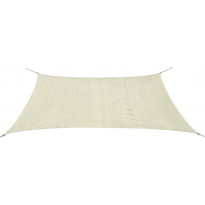 Aurinkopurje HDPE, suorakaide, 2x4 m kerma