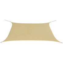 Aurinkopurje Oxford-kangas, suorakaide, 2x4 m beige