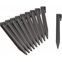 Puutarhan maatapit, 10kpl, 267mm, harmaa