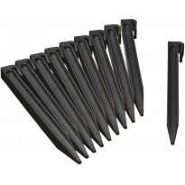 Puutarhan maatapit, 10kpl, 267mm, musta