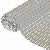 Kaksipuolinen puutarhasuoja, PVC, 1.5x3m, harmaa