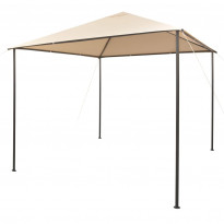Puutarhakatos/paviljonki 3x3, teräs, beige