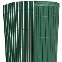 Kaksipuolinen puutarha-aita, PVC, 150x500cm, vihreä