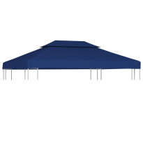 Paviljongin katto kaksikerroksinen, 310g/m², 4x3m, sininen