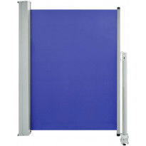 Sisäänvedettävä terassin sivumarkiisi, 100x300 cm, sininen