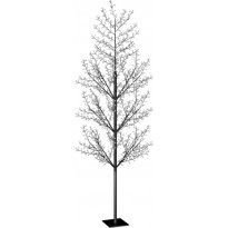 Joulukuusi, 1 200 sinistä LED-valoa, kirsikankukka, 400cm