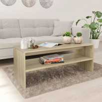 Sohvapöytä sonoma-tammi 100x40x40 cm lastulevy