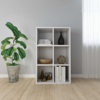 Kirjahylly/senkki valkoinen 66x30x97,8 cm lastulevy