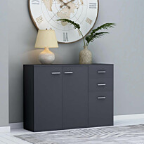 Senkki harmaa 105x30x75 cm lastulevy