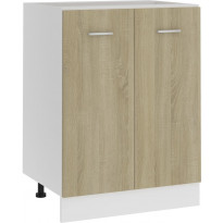 Alakaappi sonoma-tammi 60x46x81,5 cm lastulevy