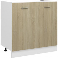 Allaskaappi sonoma-tammi 80x46x81,5 cm lastulevy