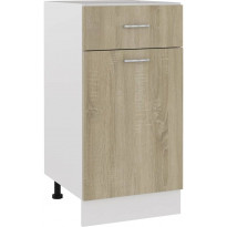 Alalipastokaappi sonoma-tammi 40x46x81,5 cm lastulevy