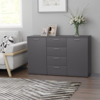 Senkki harmaa 120x35,5x75 cm lastulevy