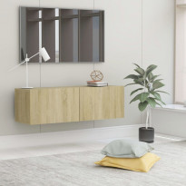 Tv-taso sonoma-tammi 100x30x30 cm lastulevy