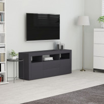 Tv-taso harmaa 120x30x50 cm lastulevy