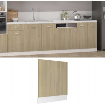 Astianpesukoneen paneeli sonoma-tammi 59,5x3x67 cm lastulevy