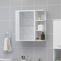 Kylpyhuoneen peilikaappi kk-valkoinen 62,5x20,5x64 cm