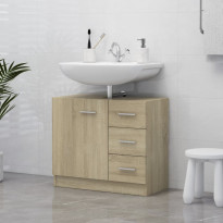 Allaskaappi sonoma tammi 63x30x54 cm lastulevy