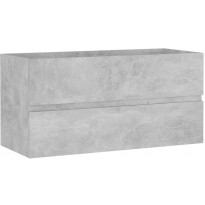 Allaskaappi, betoninharmaa, 90x38,5x45 cm, lastulevy