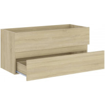 Allaskaappi, Sonoma-tammi, 100x38,5x45 cm, lastulevy
