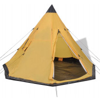 Teltta, 4 hengelle, 250cm, keltainen