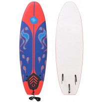 Surffilauta, 170cm, sininen/punainen