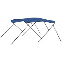 3-kaarinen bimini-kate, sininen, 183x180x137 cm