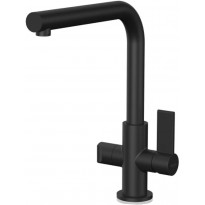 Keittiöhana Franke HS Neptune Swivel Spout, L-juoksuputkella, APK-liitännällä, musta