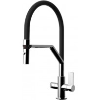 Keittiöhana Franke HS Neptune Swivel Spout Semi-Pro, taittuvalla juoksuputkella, APK-liitännällä, kromi