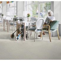 Linoleumilaatta Forbo Marmoleum Click Silver Shadow, 30x30cm, vaalea harmaa