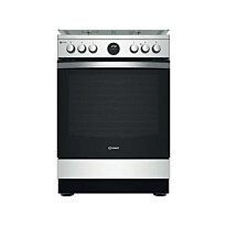 Kaasuliesi Indesit IS67G8CHXE sähköuunilla 60 cm teräs