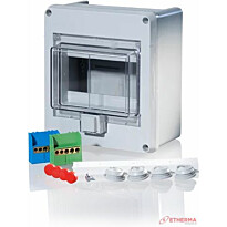 Pintakotelo F-Tronic, 6 MOD, IP55