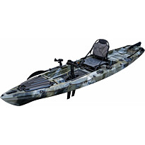 Poljettava kalastuskajakki Saimaa Kayaks Pedal Fisher