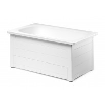 Kylpyammeen kokoetulevykehikko GBG 7410, ammeeseen 1051, valkoinen